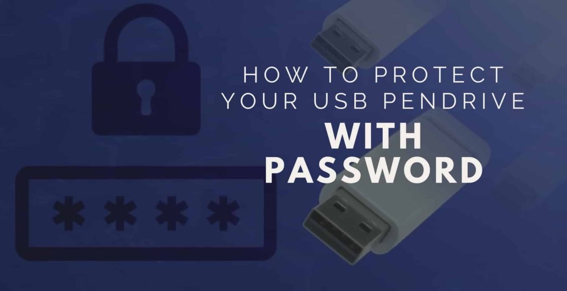 how to set pendrive password